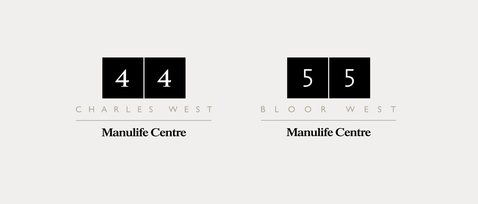 Manulife Centre - Identity