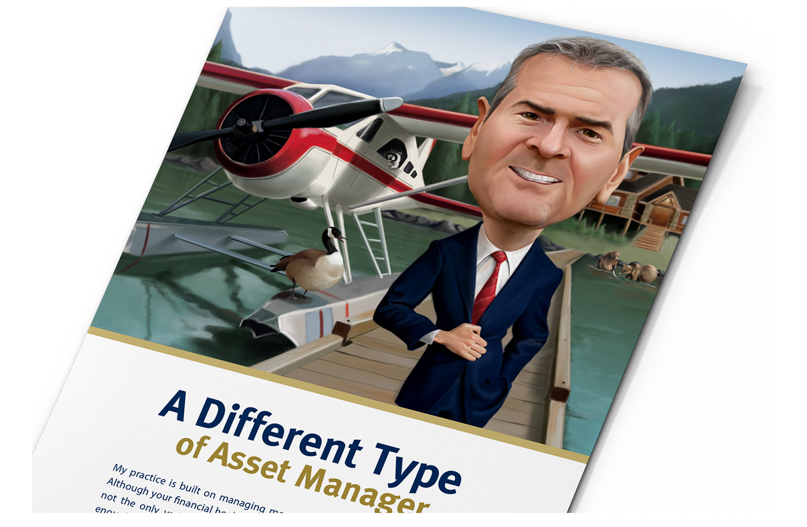 Self-promotional Postcard