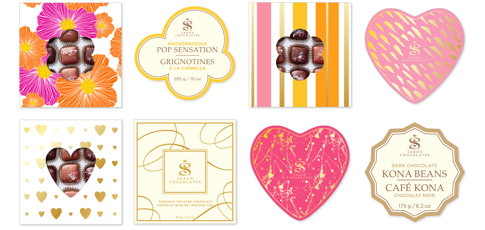 Assorted Boxes and Labels